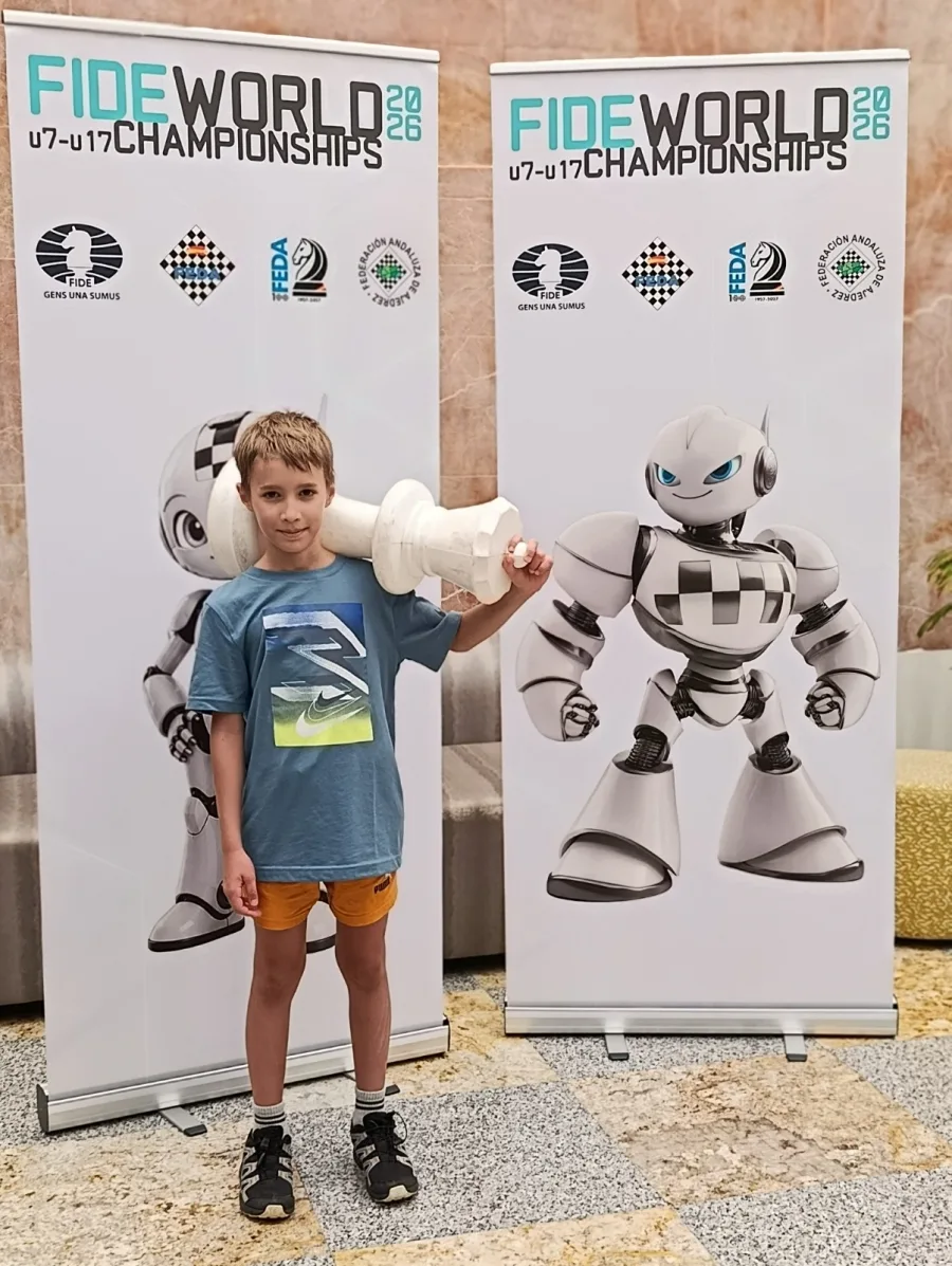 Jan Szumiec na Mistrzostwach Świata Juniorów FIDE 2026 w Roquetas de Mar