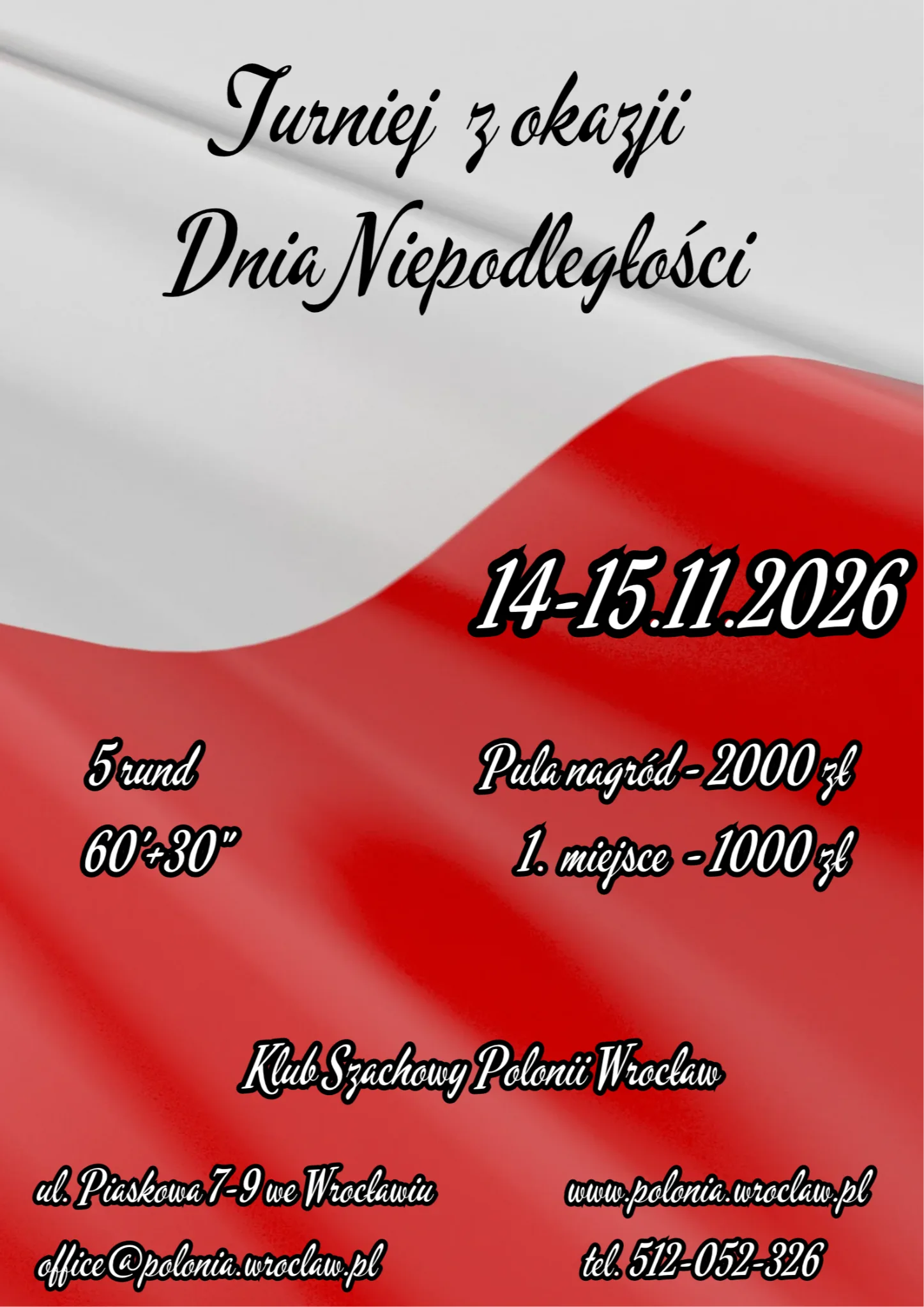 Turniej Niepodległości o Tysiaka, 14-15.11.2026